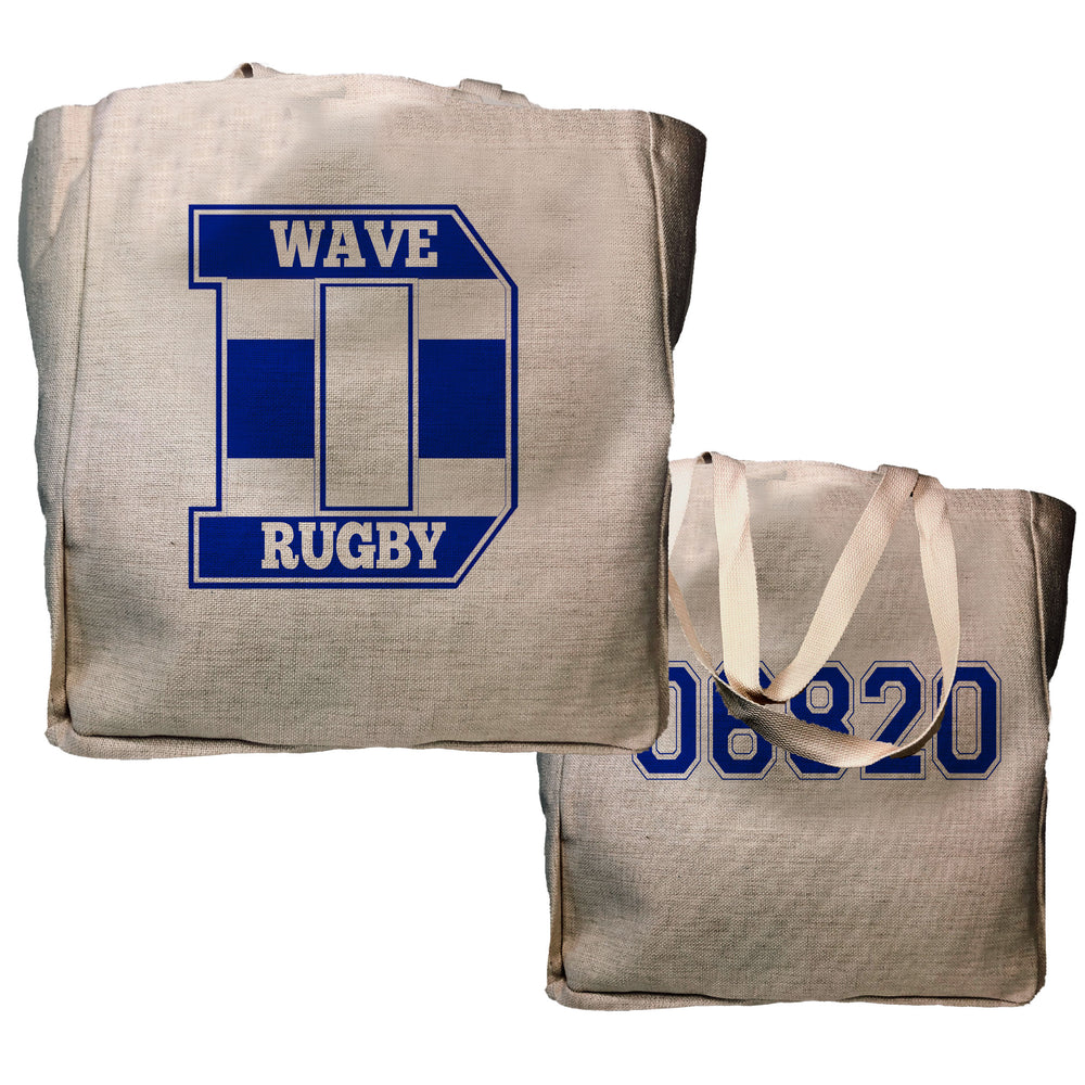 Blue Wave Rugby Tote - Zip Code