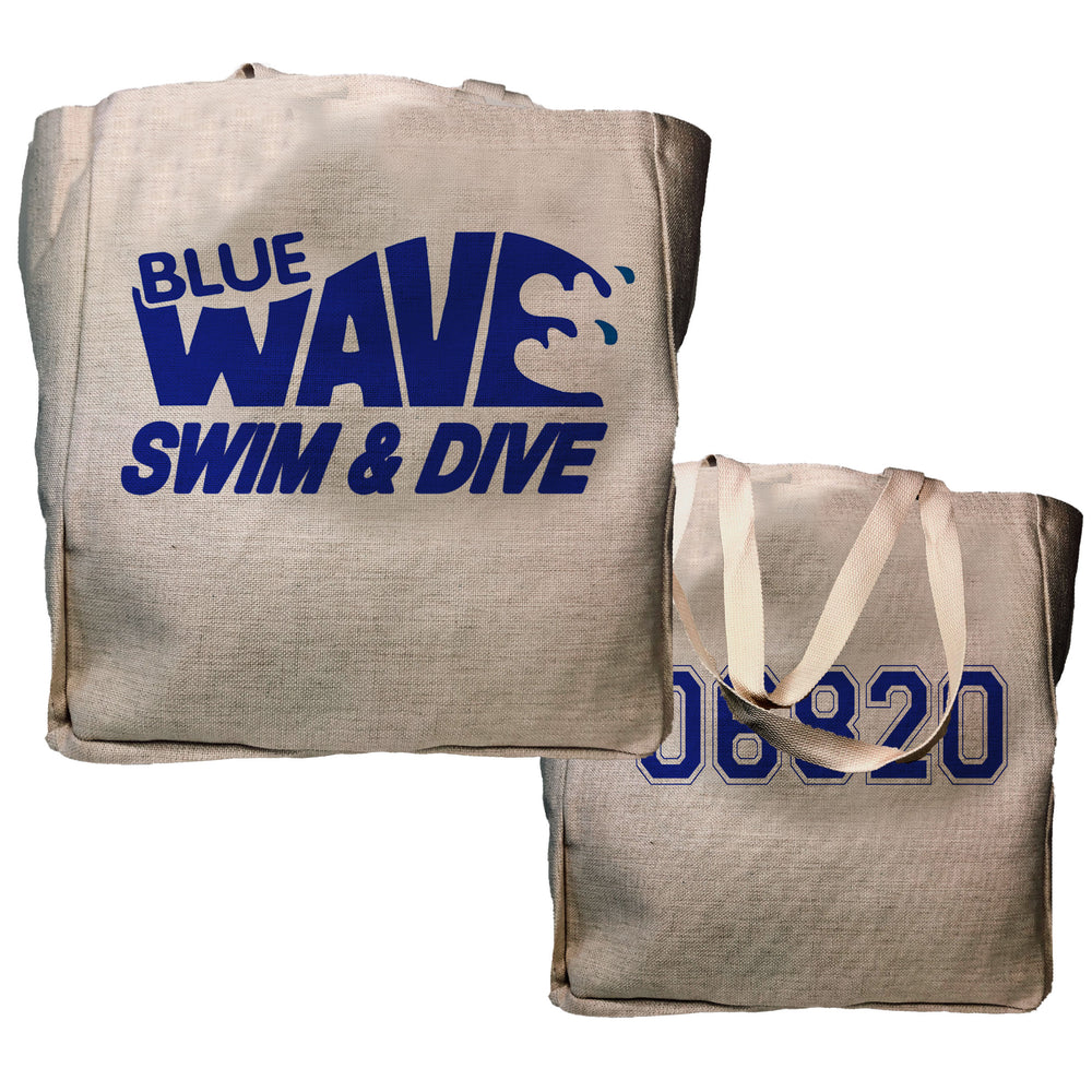 Blue Wave Swim & Dive Tote - Zip Code