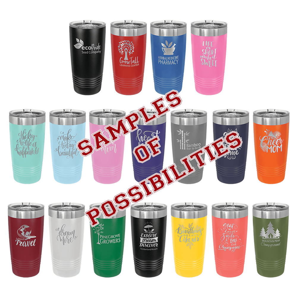 Laser Engraved Polar Camel Tumbler 20oz.