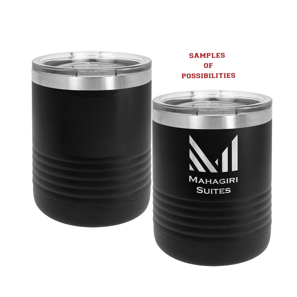Laser Engraved Lowball Tumbler 10oz.