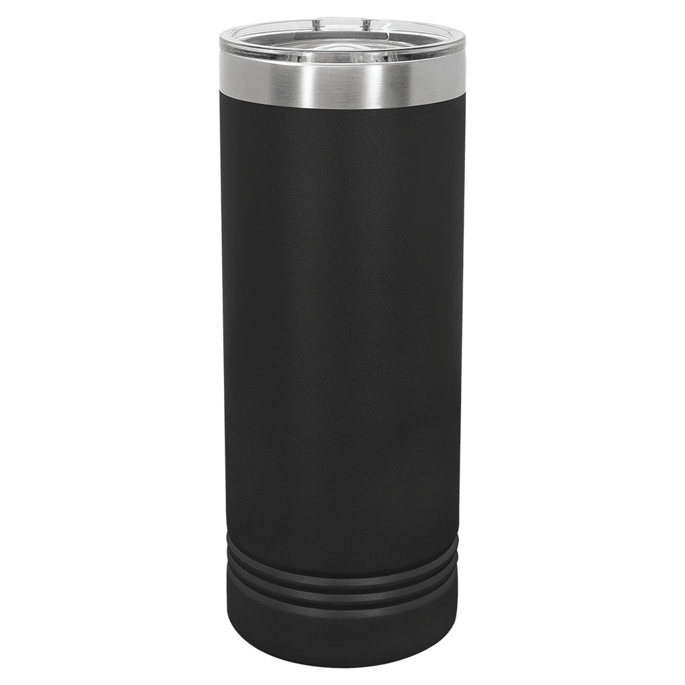 Laser Engraved Tall Skinny Tumbler 22oz.