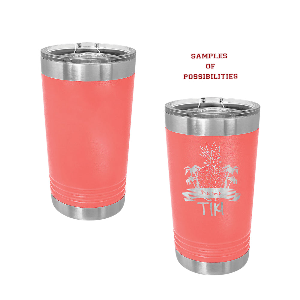 Laser Engraved Polar Camel Pint 16oz.