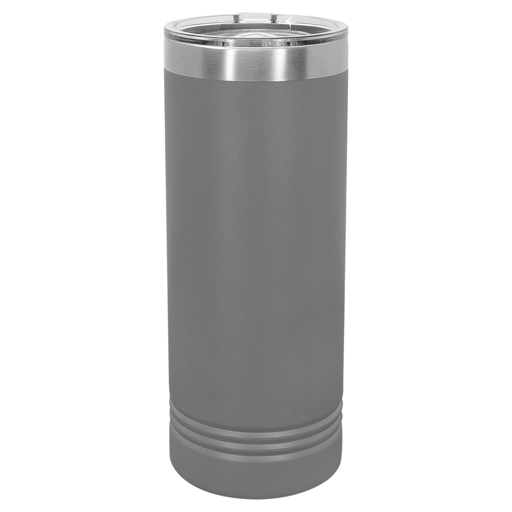 Laser Engraved Tall Skinny Tumbler 22oz.