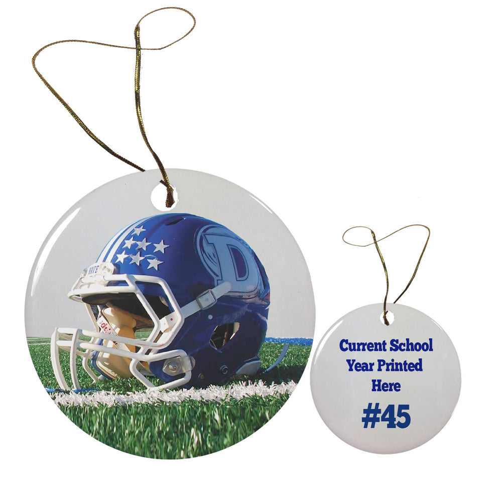 Darien Football Holiday Ornament