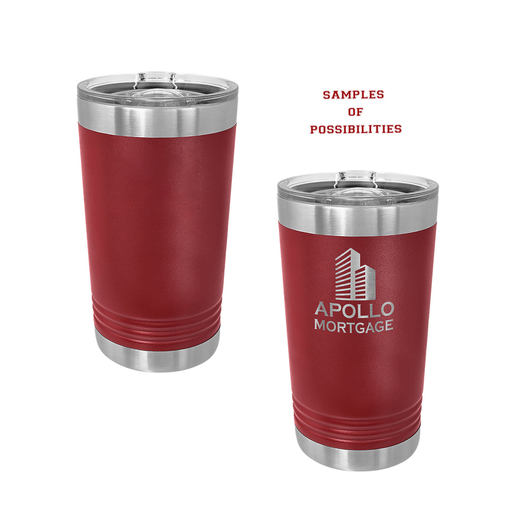 Laser Engraved Polar Camel Pint 16oz.