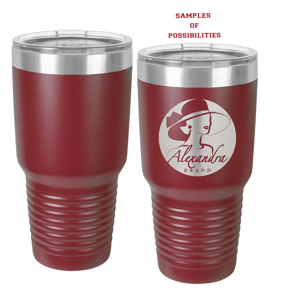 Laser Engraved Polar Camel Tumbler 30oz.