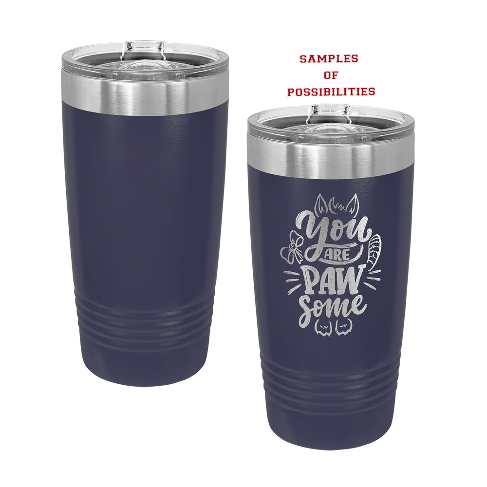 Laser Engraved Polar Camel Tumbler 20oz.