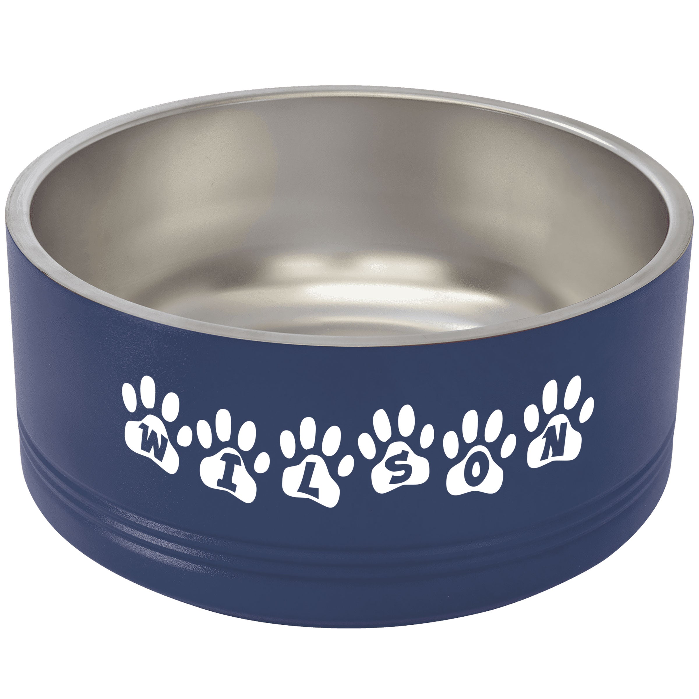 Polar Camel Laser Engraved Pet Bowl - Medium