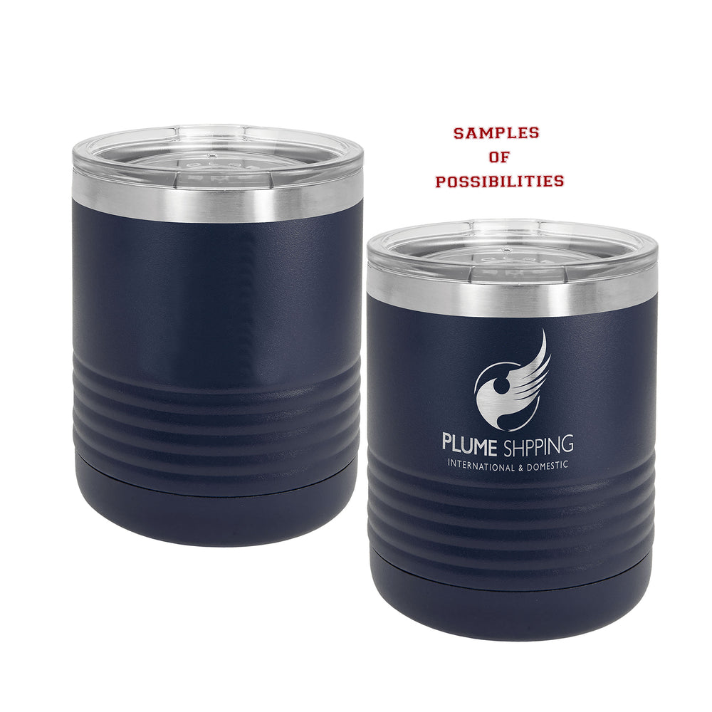 Laser Engraved Lowball Tumbler 10oz.