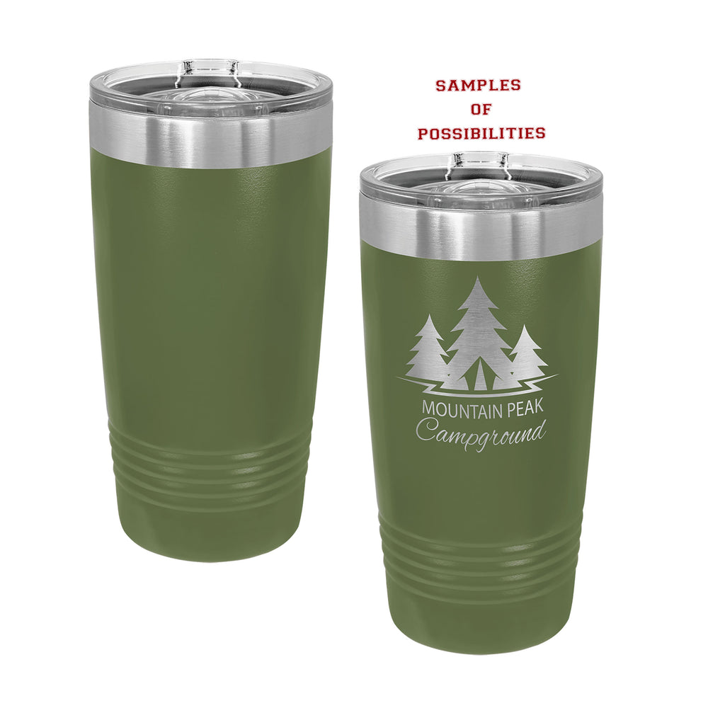 Laser Engraved Polar Camel Tumbler 20oz.