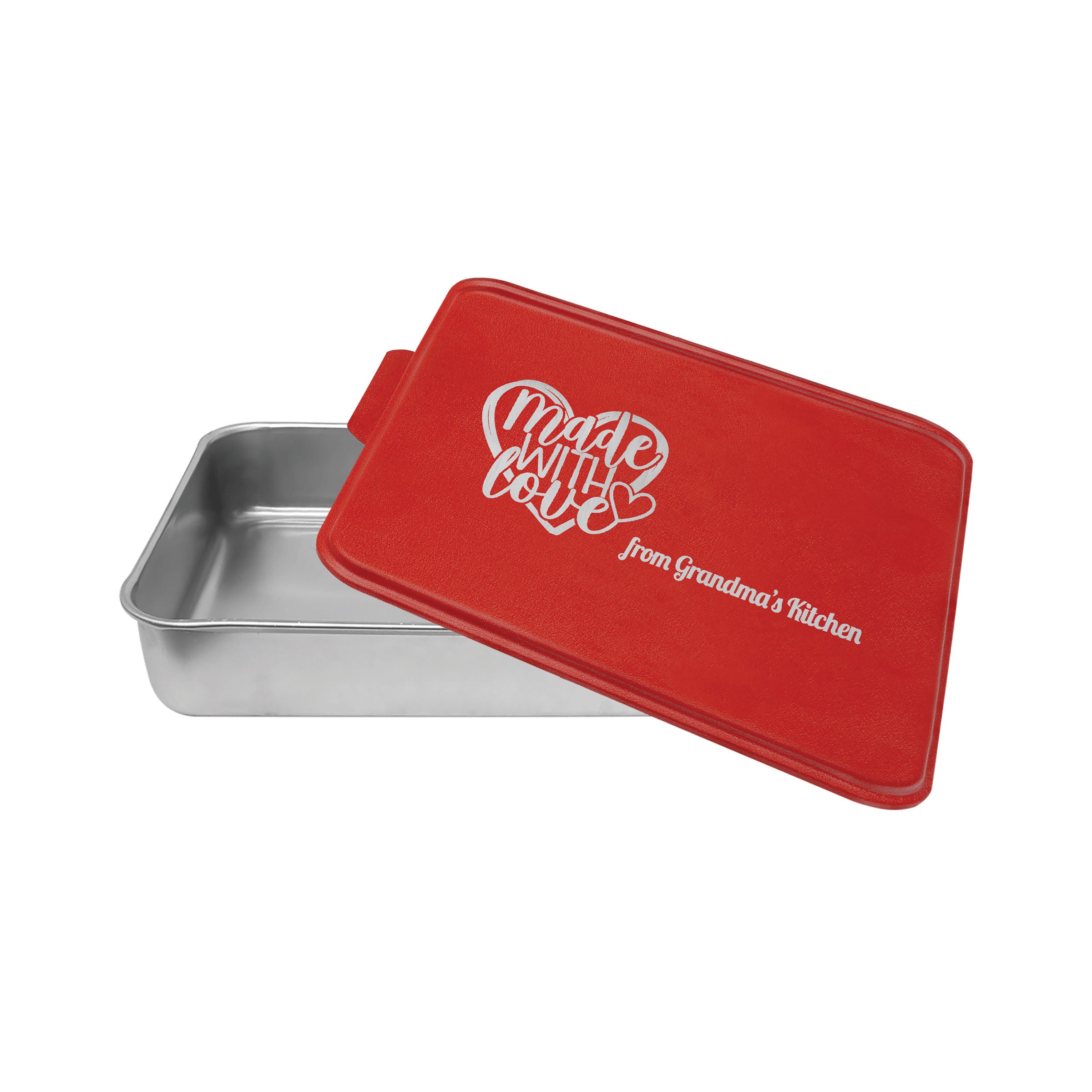 Aluminum Cake Pan with Powder Coated Lid – Custompressions