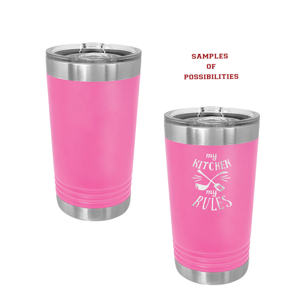 Laser Engraved Polar Camel Pint 16oz.