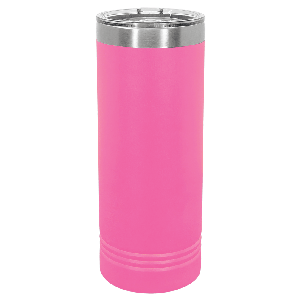 Laser Engraved Tall Skinny Tumbler 22oz.