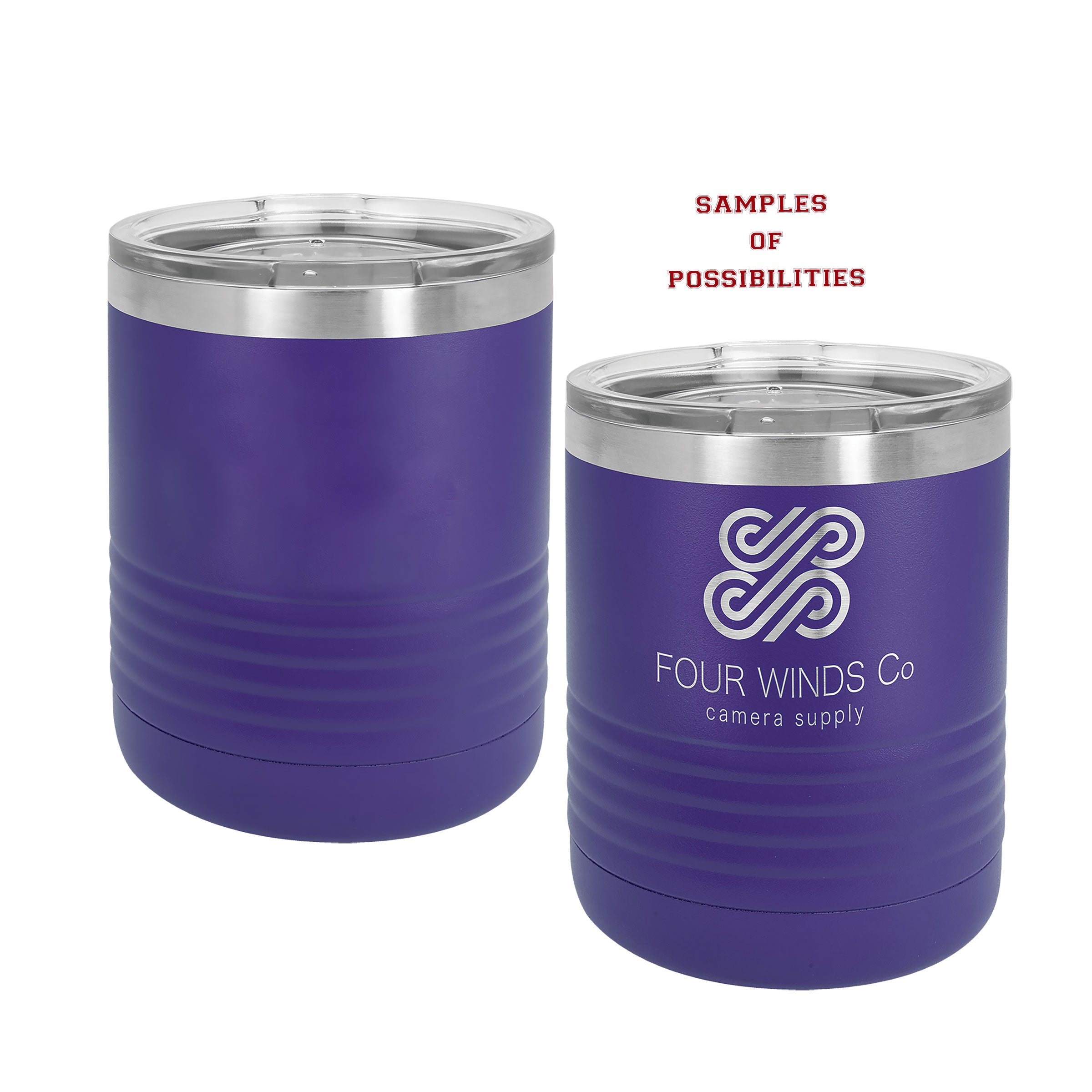 Laser Engraved Lowball Tumbler 10oz.