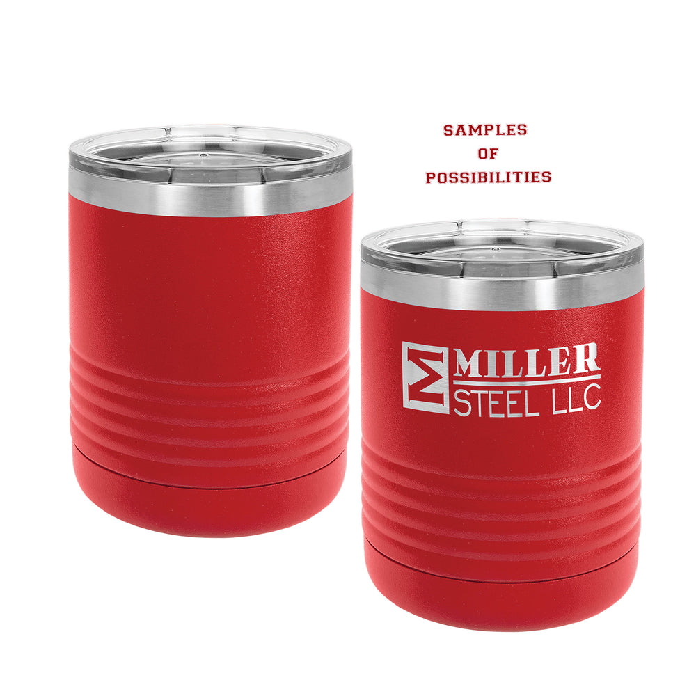Laser Engraved Lowball Tumbler 10oz.