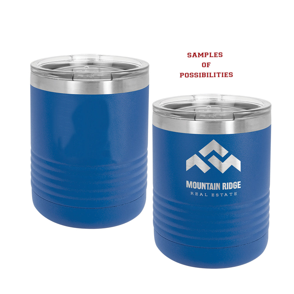 Laser Engraved Lowball Tumbler 10oz.