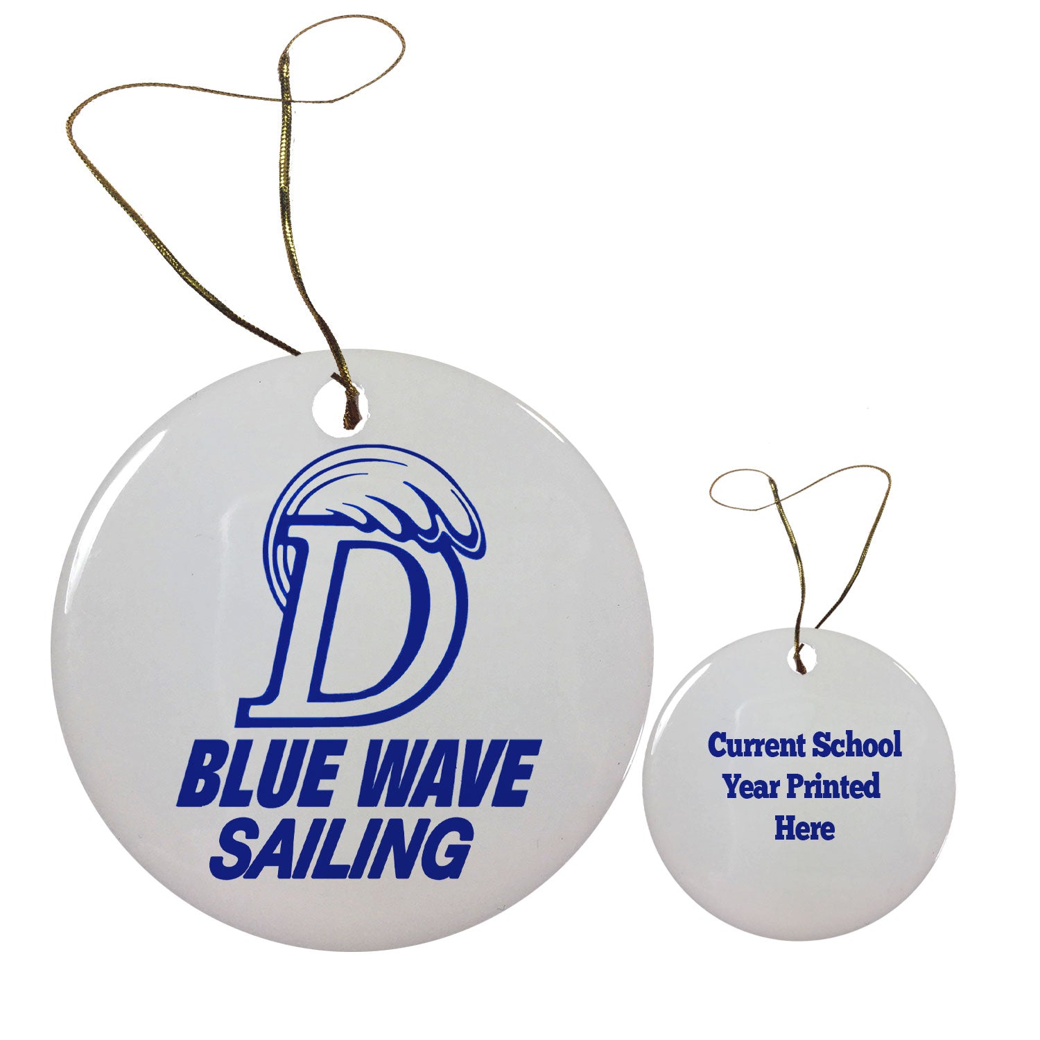 Darien Sailing Holiday Ornament