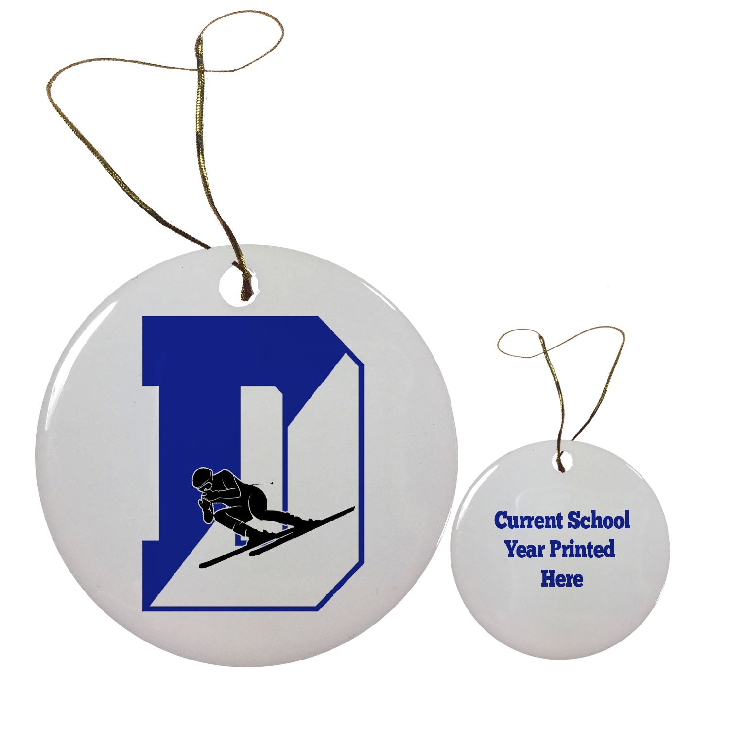 Darien Ski Team Holiday Ornament