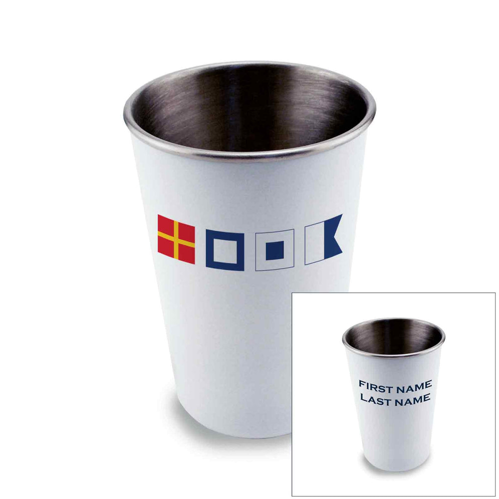 Stainless Steel Pint Glass 17oz -Three Designs