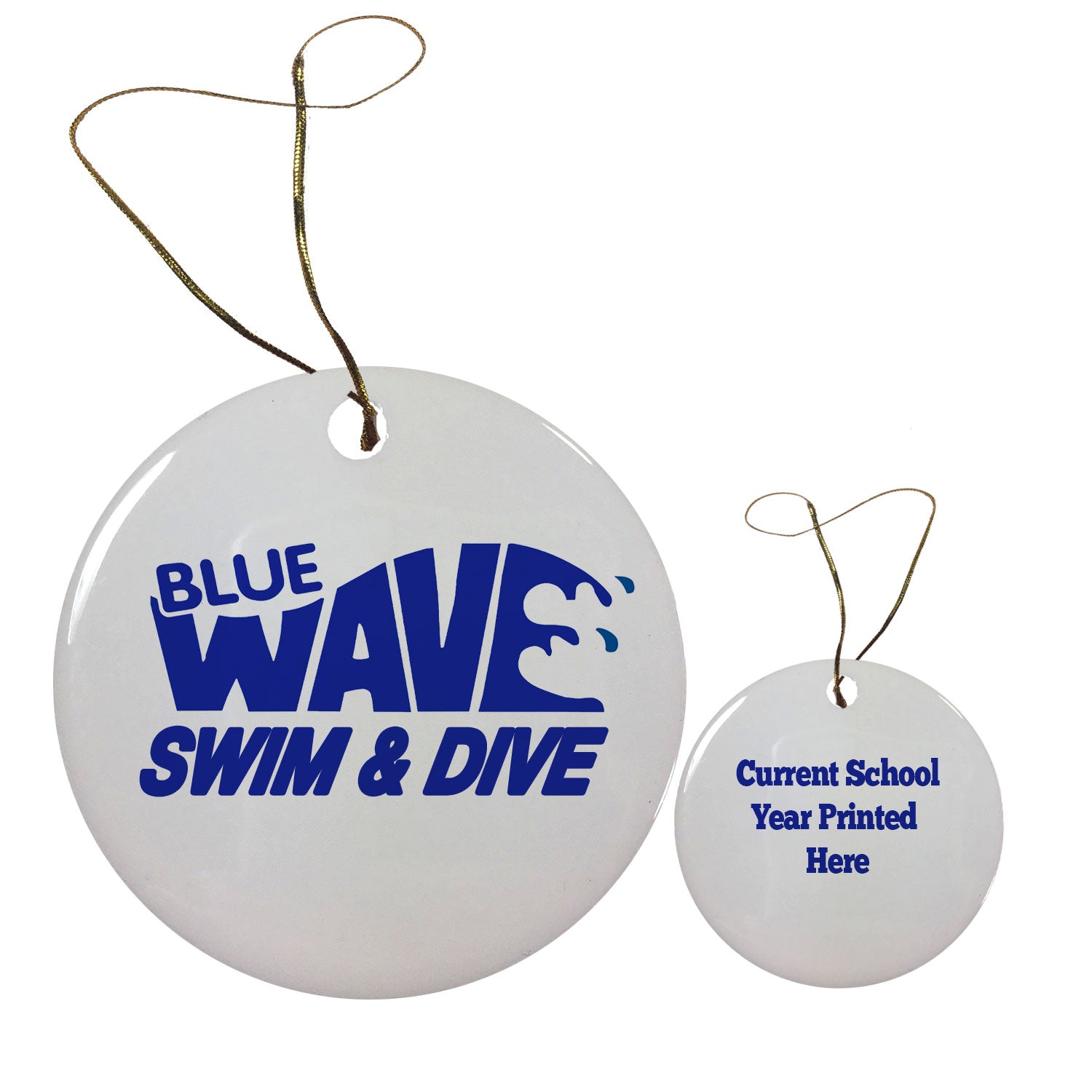 Darien Swim & Dive Holiday Ornament