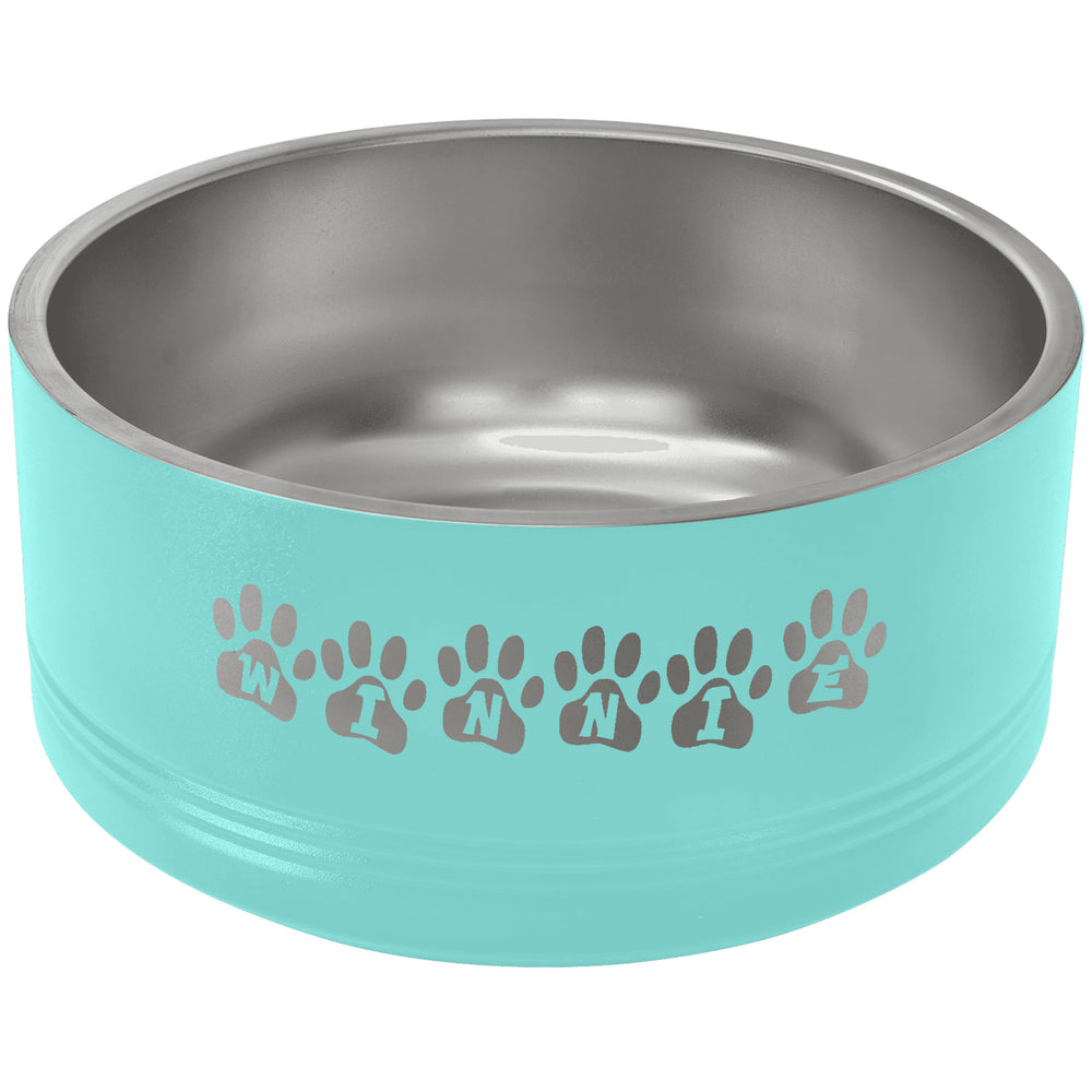 Polar Camel Laser Engraved Pet Bowl - Large