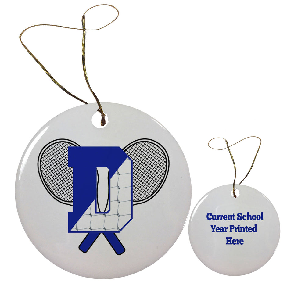 Darien Tennis Holiday Ornament