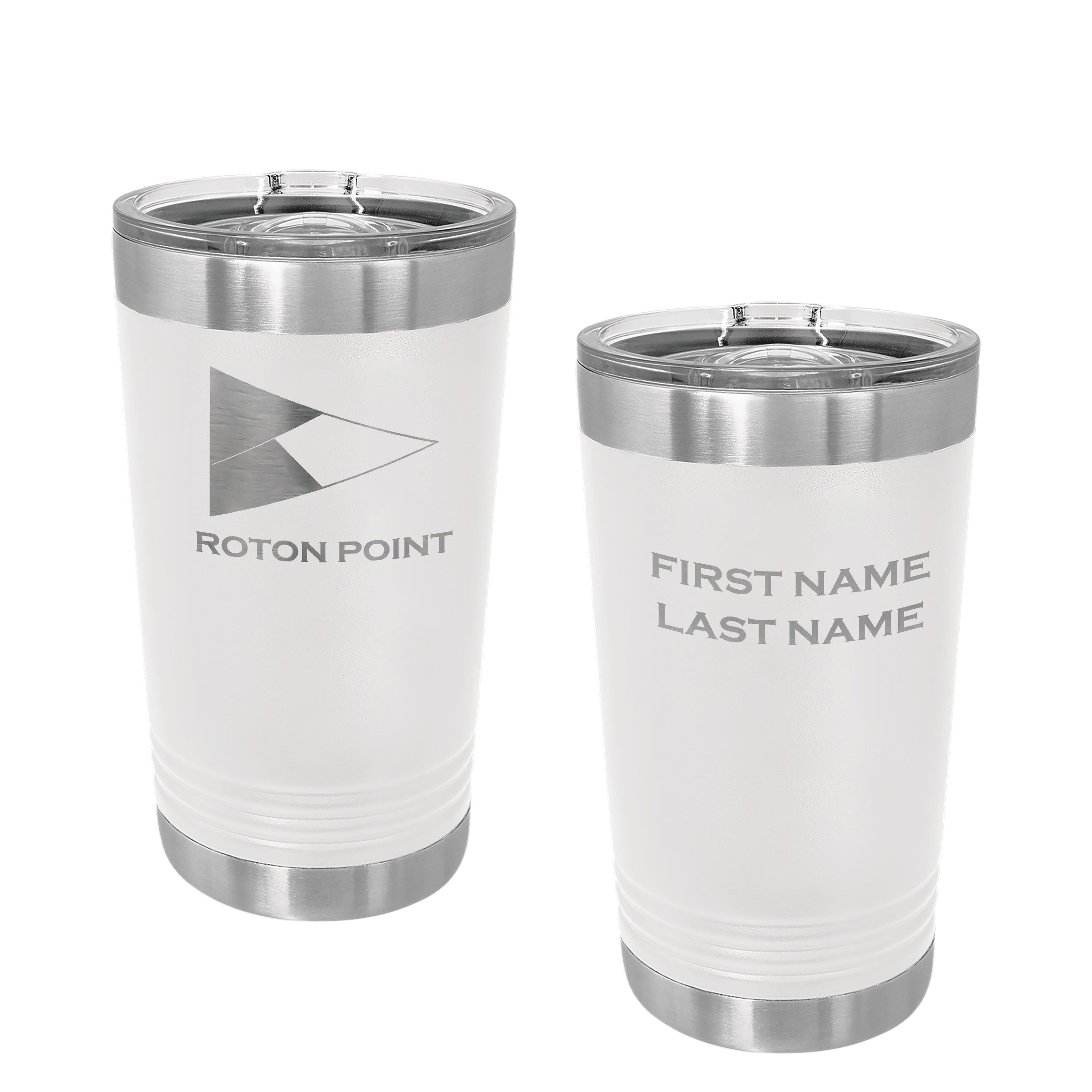 RP Burgee Laser Engraved Polar Camel Pint