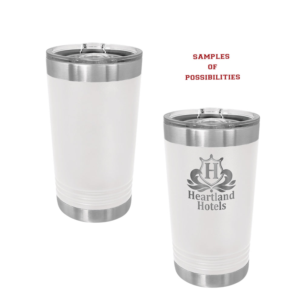 Laser Engraved Polar Camel Pint 16oz.