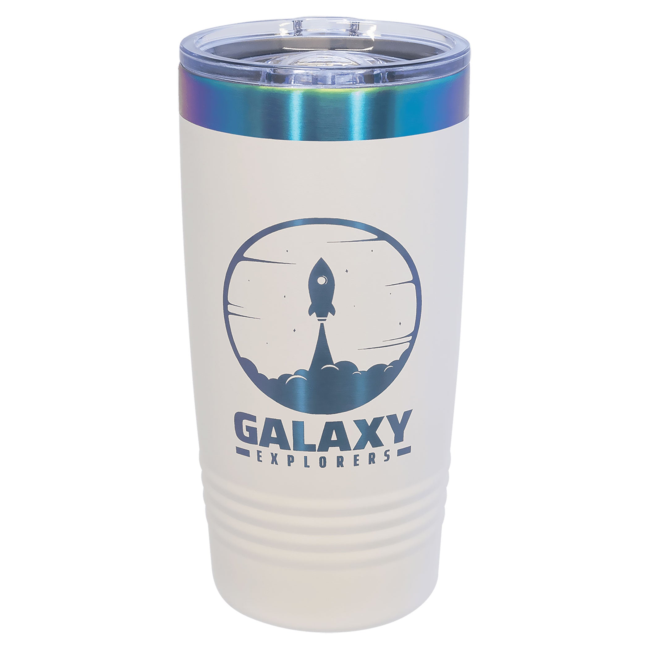 White Prism Engraved Tumbler 20oz
