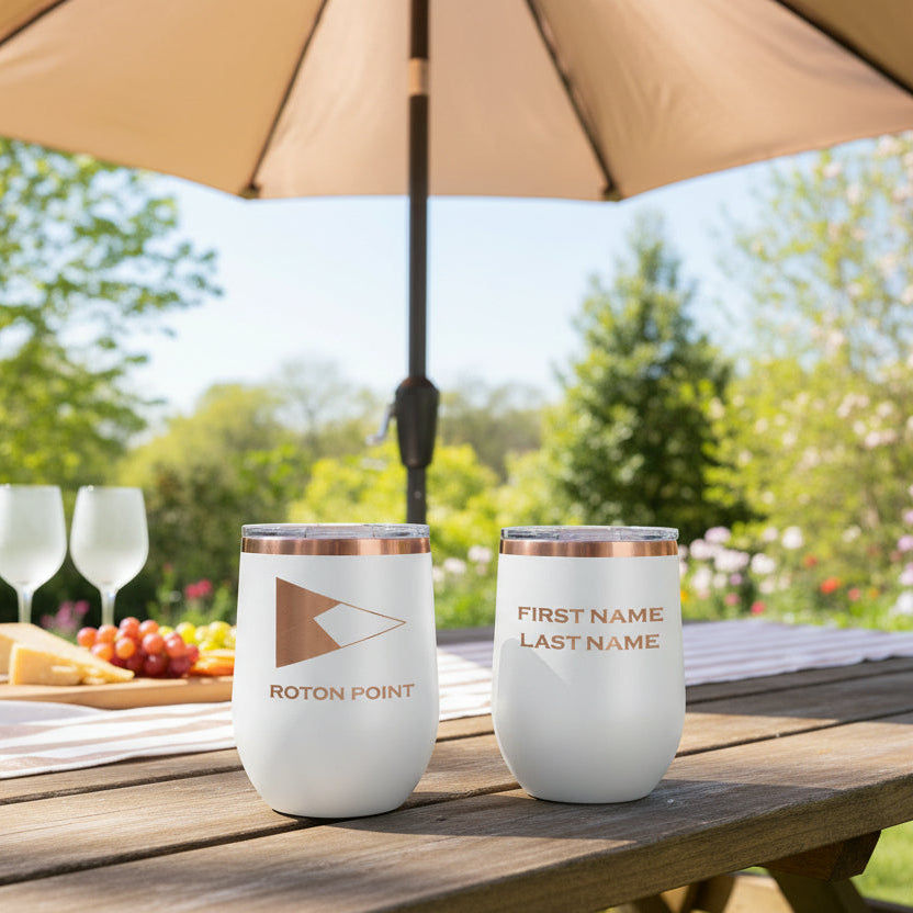 RP  ROSE GOLD Engraved Stemless Wine Tumbler