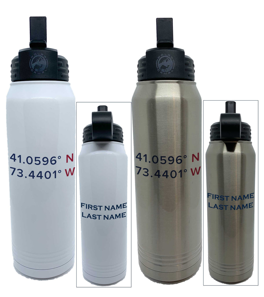 Polar Camel Large Water Bottle with Straw - Three Designs