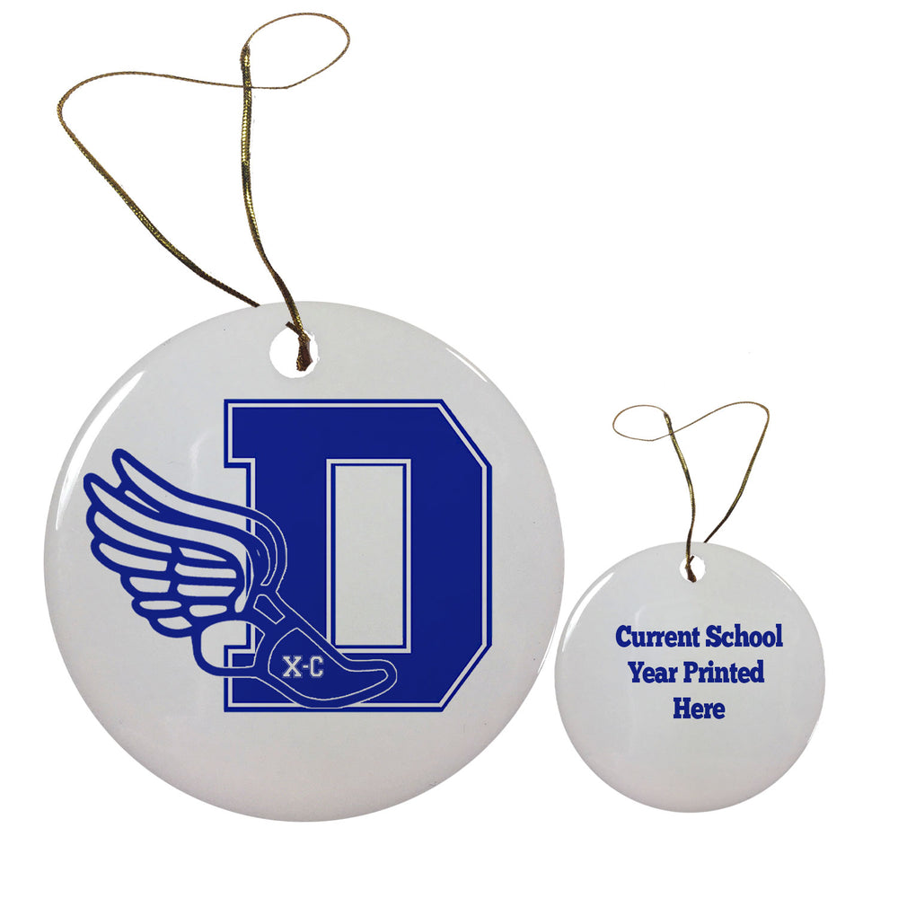 Darien Cross Country Holiday Ornament