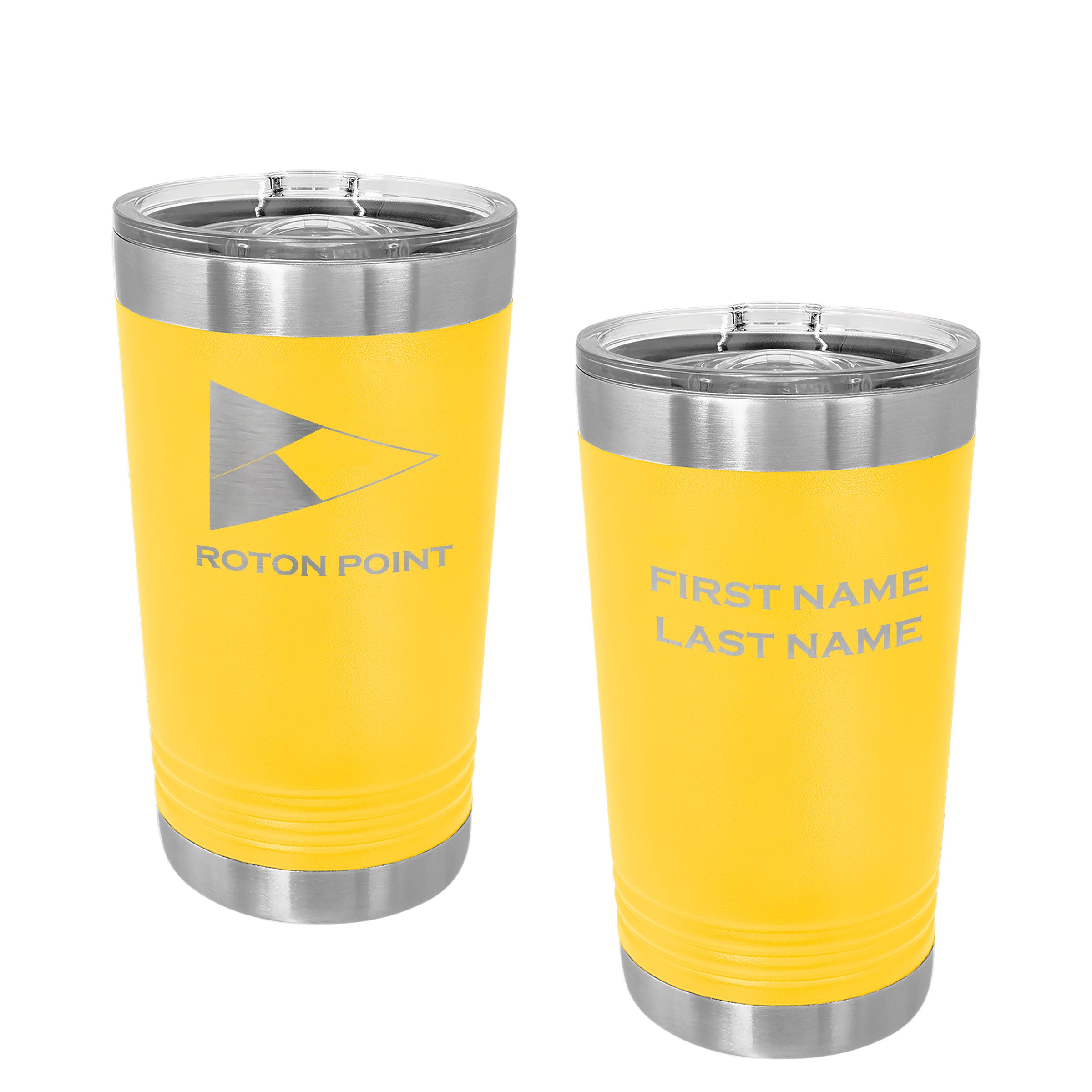 RP Burgee Laser Engraved Polar Camel Pint