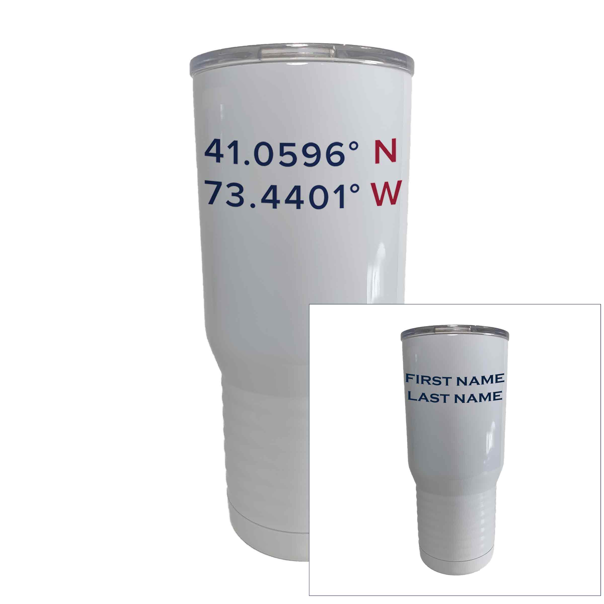 Polar Camel Tall Tumbler 20oz - Coordinates