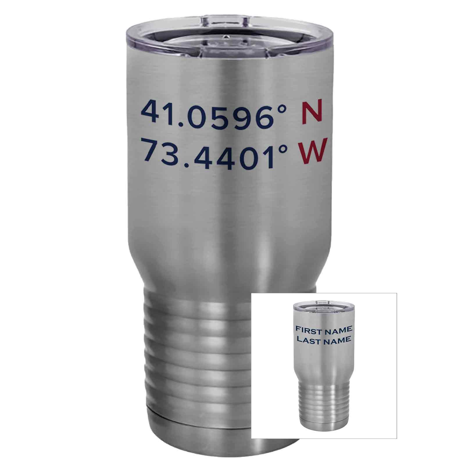 XL Polar Camel Tall Tumbler 30oz - Coordinates