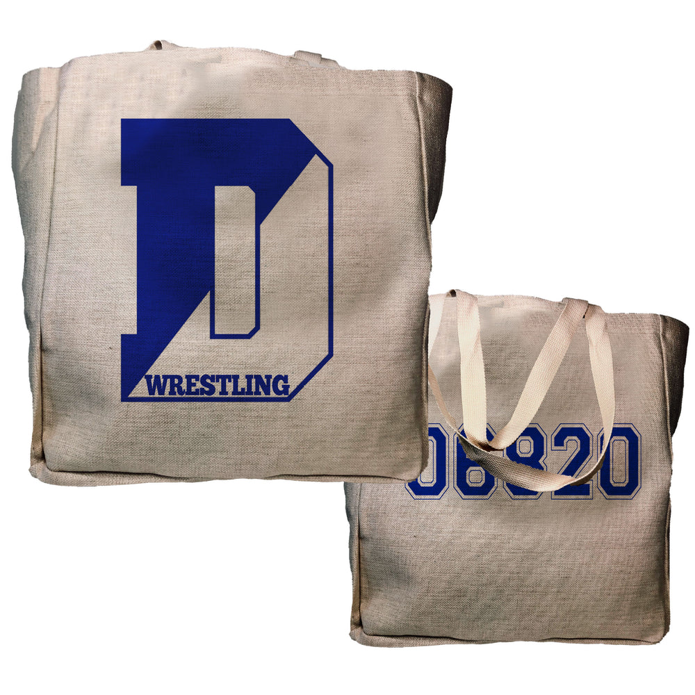 Blue Wave Wrestling Tote - Zip Code