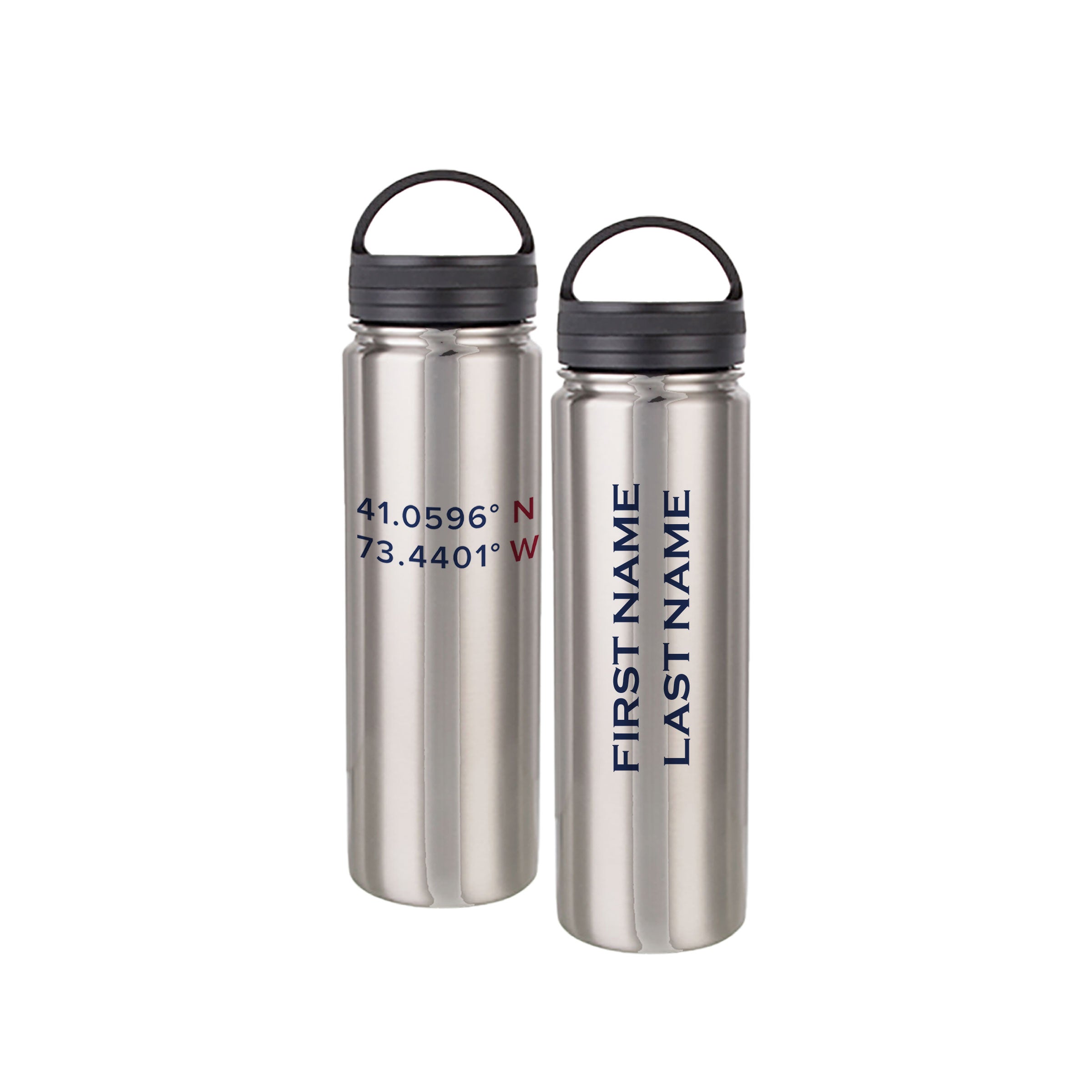 Wide Mouth Water Bottle 23oz - Coordinates