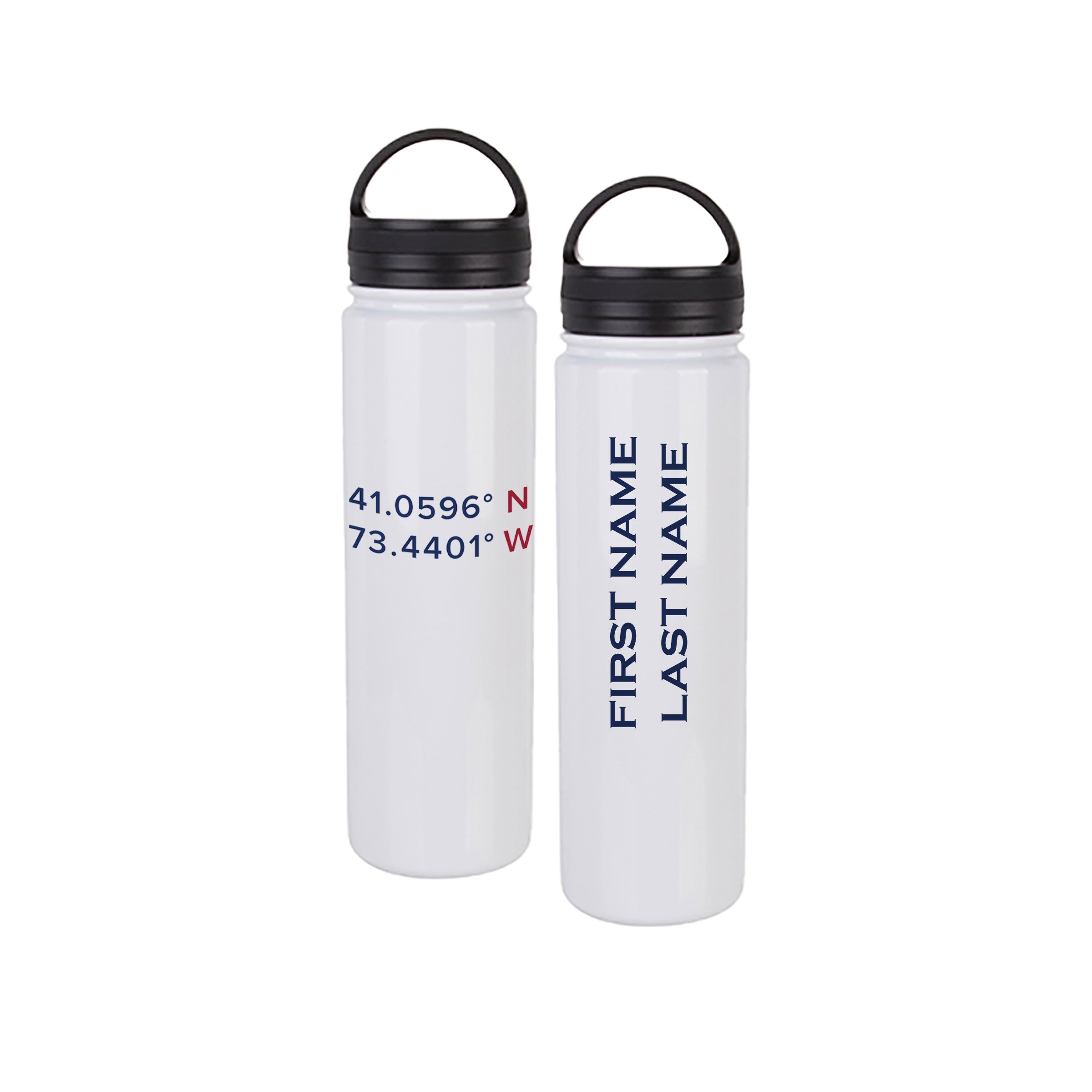 Wide Mouth Water Bottle 23oz - Coordinates