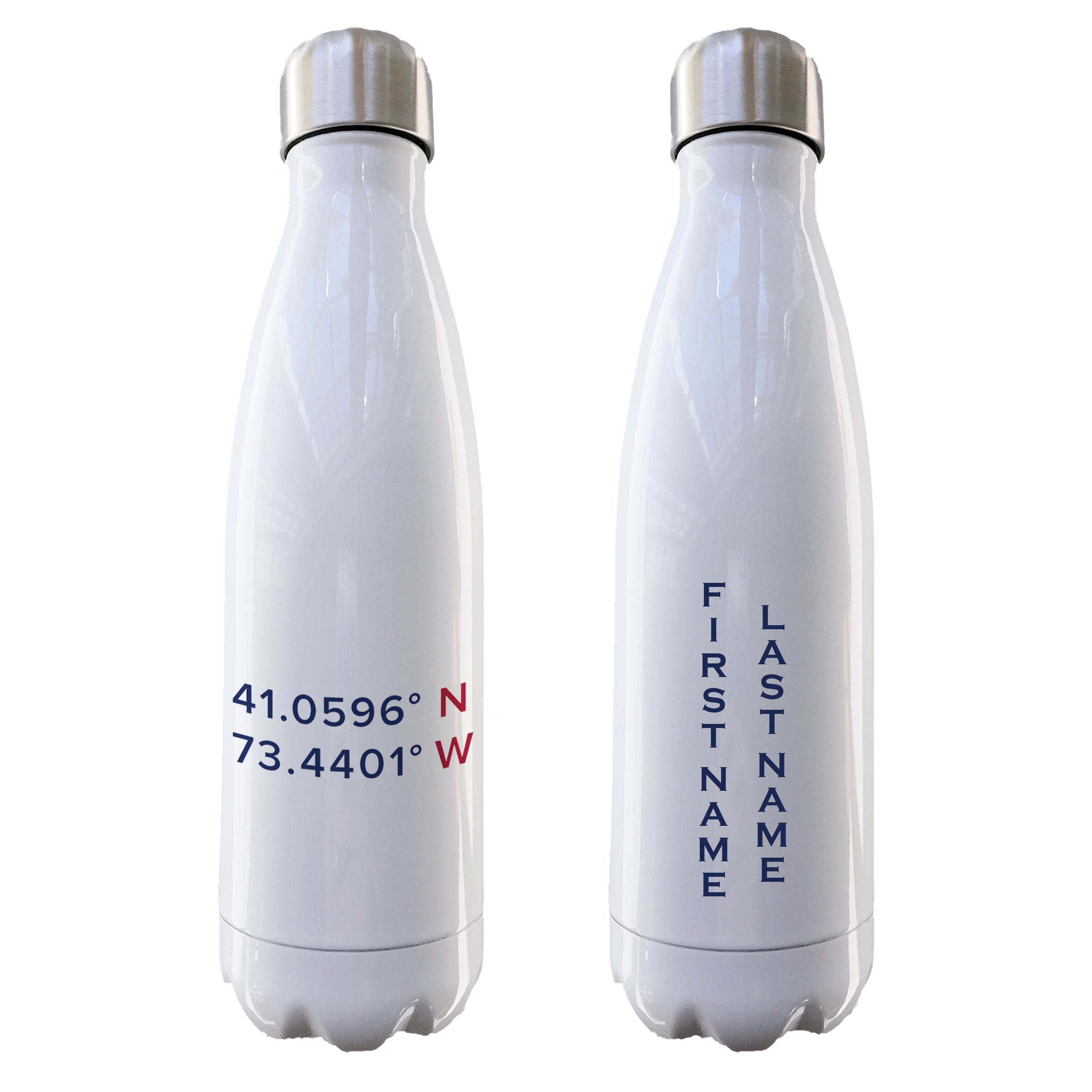 Double Walled Water Bottle 17oz - Coordinates