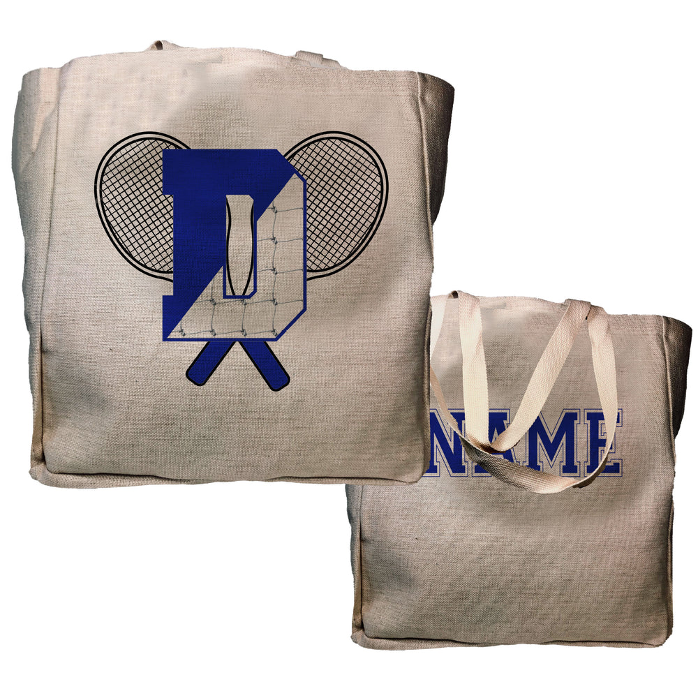Blue Wave Tennis Tote - Name