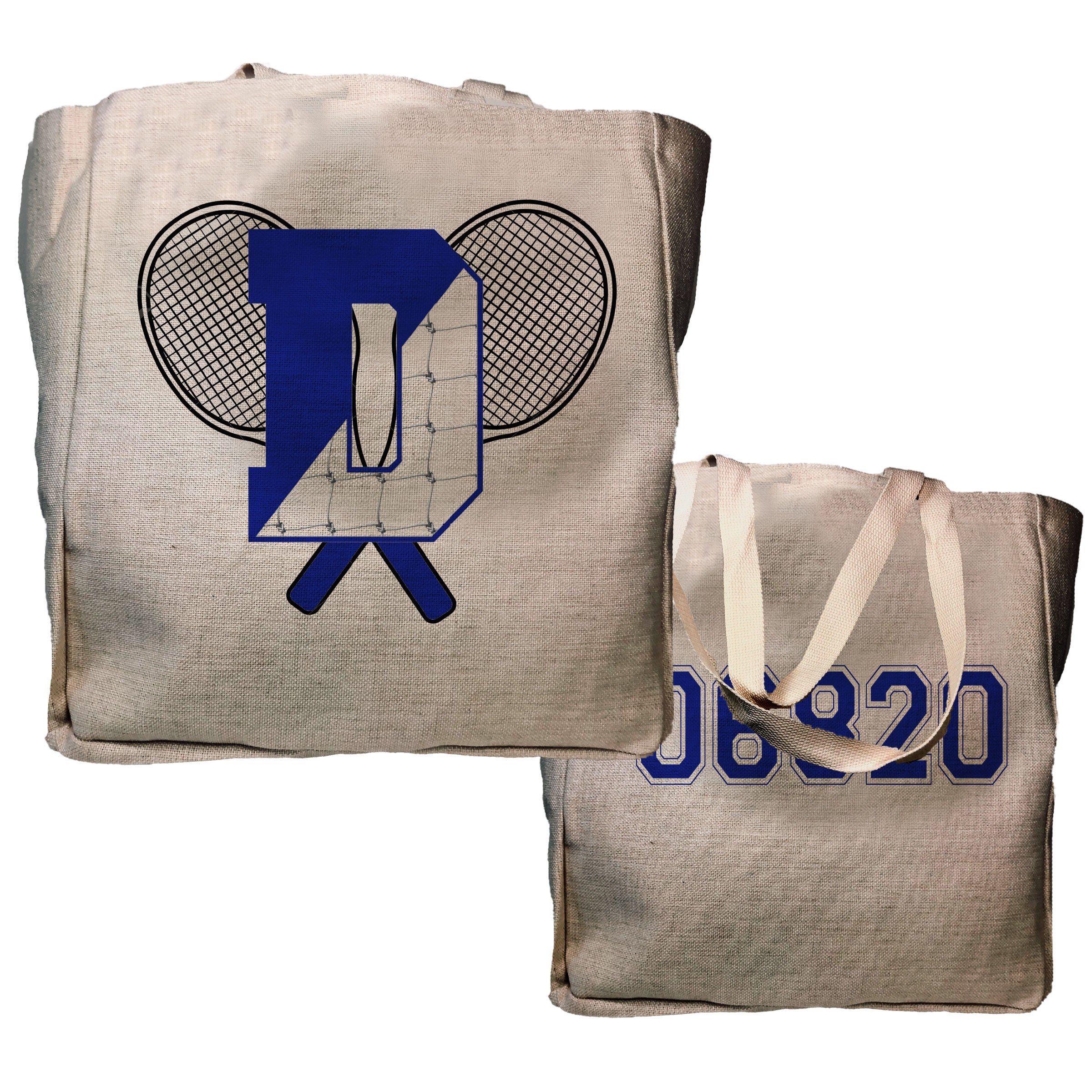 Blue Wave Tennis Tote - Zip Code