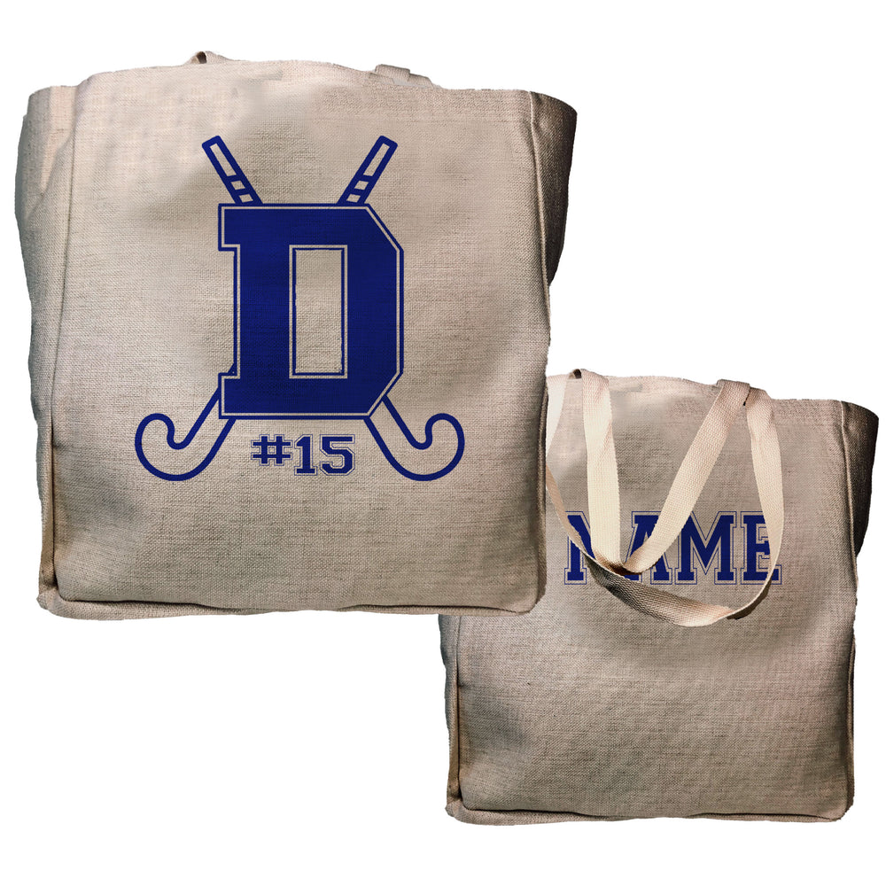 Blue Wave Field Hockey Tote - Name & Number