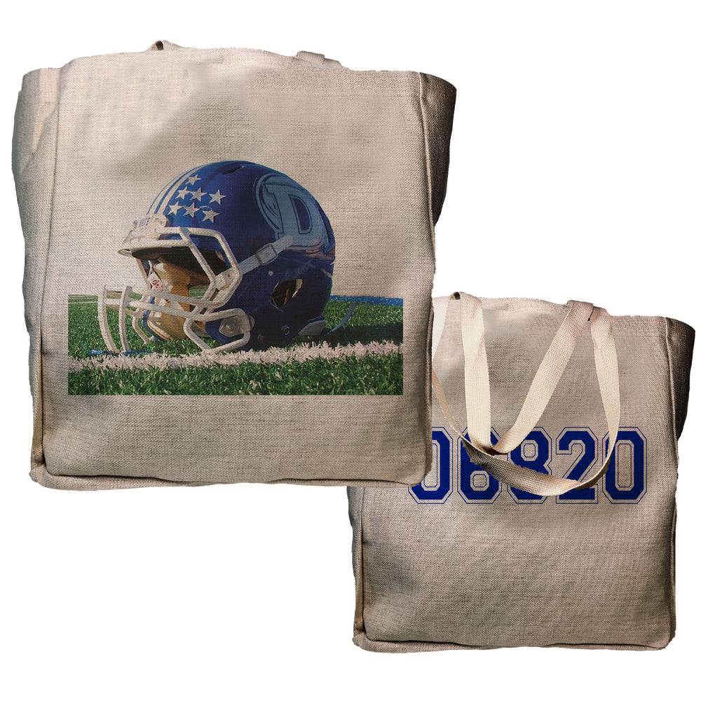Blue Wave Football Tote - 06820