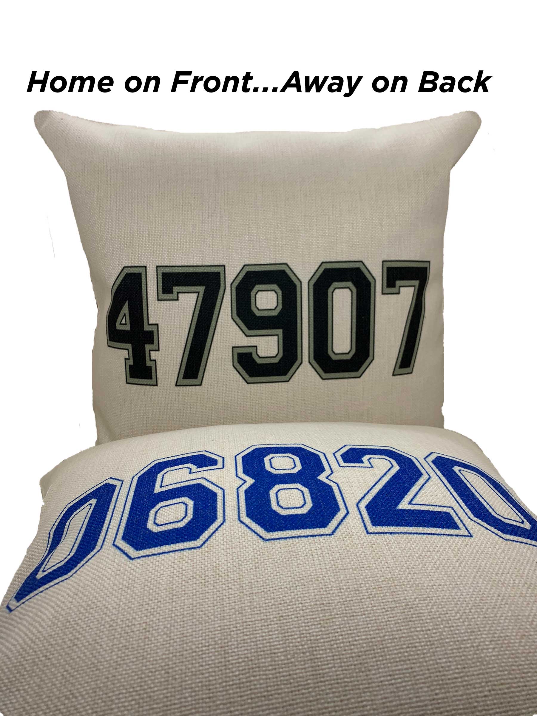 Home and Away Pillow - PolyCanvas