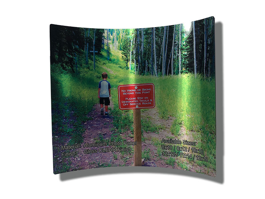 Curved Metal Photo Panels