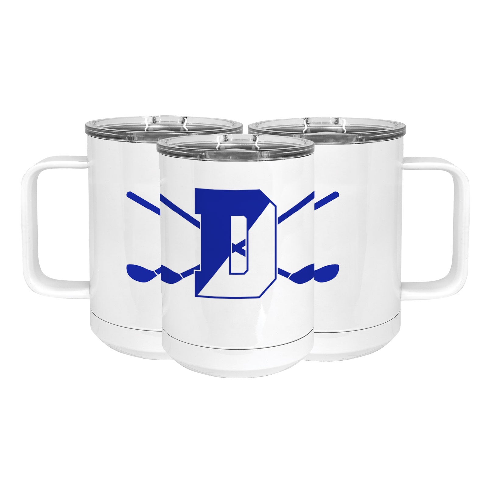 Blue Wave Golf Stainless Steel Coffee Mug with Lid