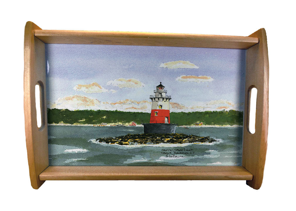 LightHouse Serving Trays Natural Wood Finish