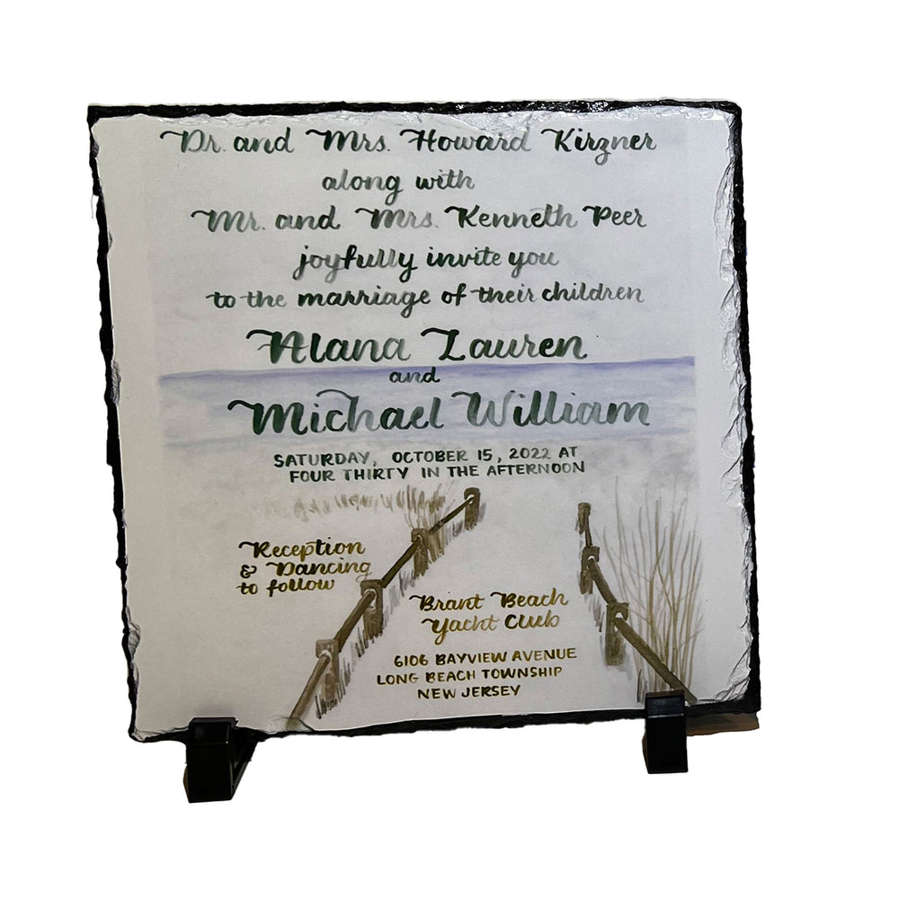 Photo Slate - Wedding Invite