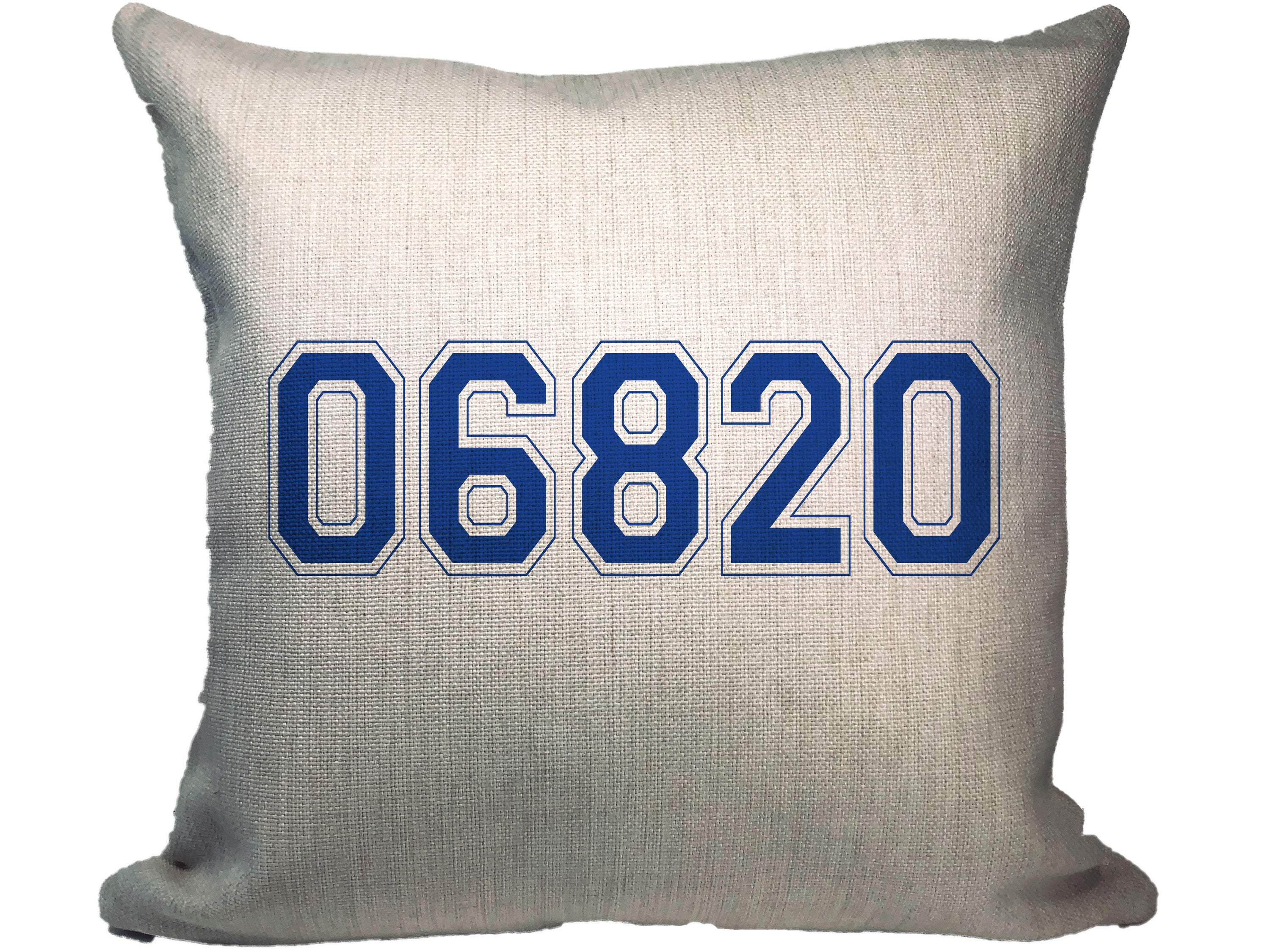 Blue Wave Lacrosse Throw Pillow