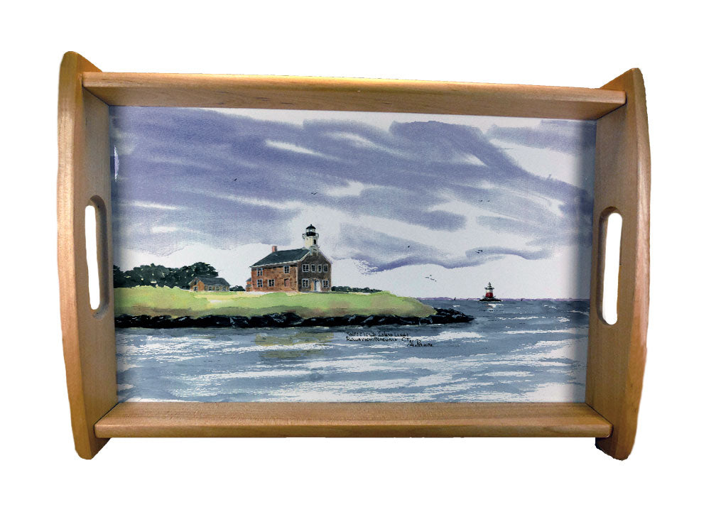 LightHouse Serving Trays Natural Wood Finish